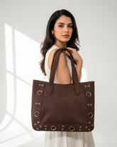 The Orbit Tote - Brown